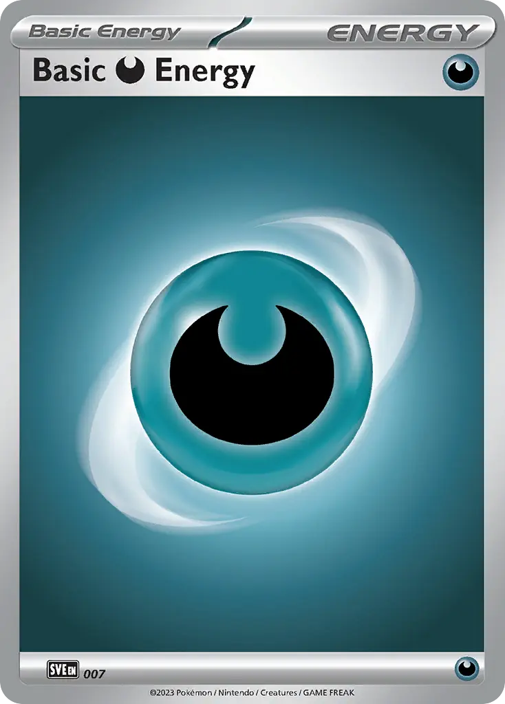 Basic Darkness Energy - Scarlet & Violet Energies 007/008 (Regular)