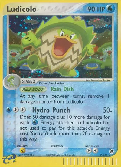 Ludicolo - Sandstorm 007/100 (Reverse Holo)
