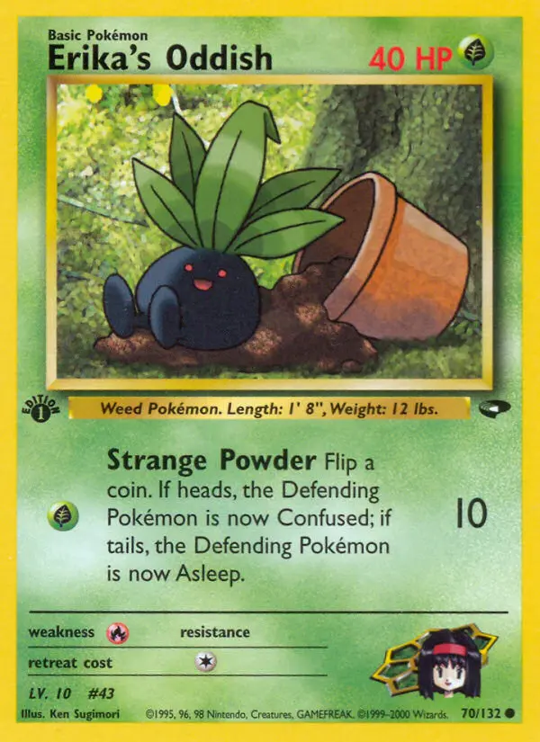 Erika's Oddish - Gym Challenge 070/132 (Regular)