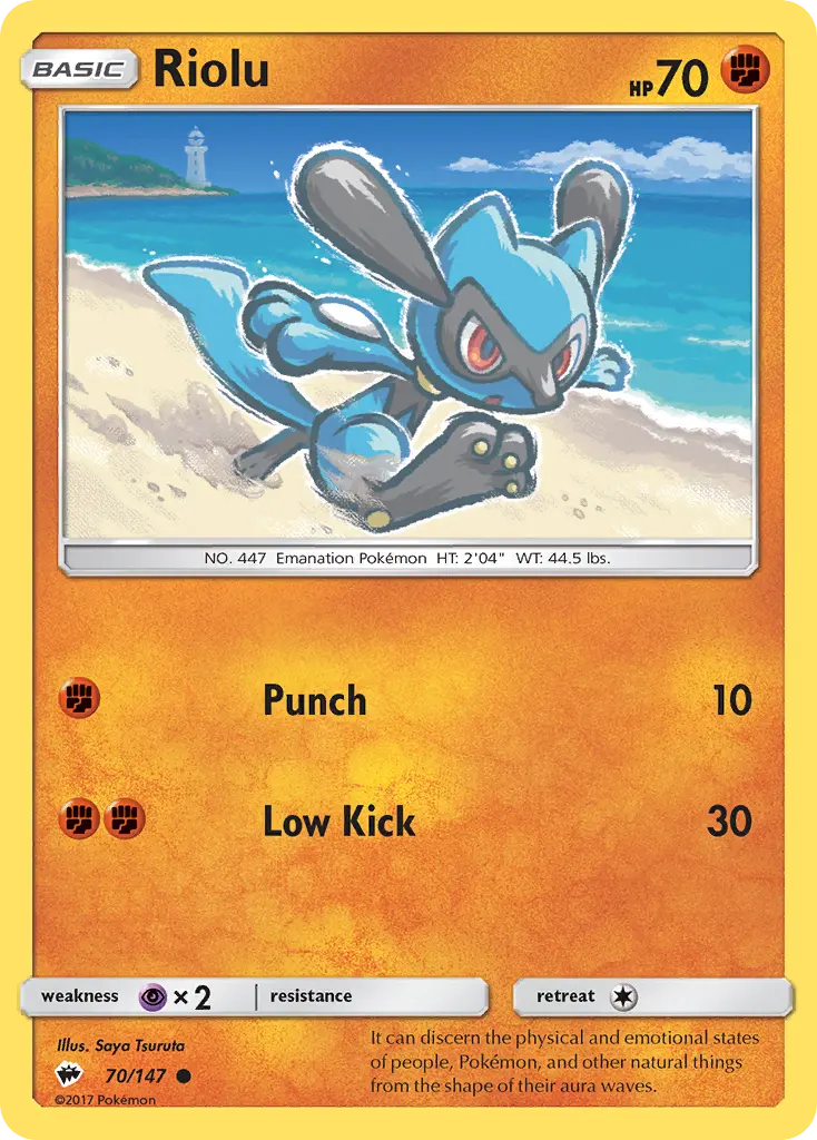 Riolu - Burning Shadows 070/147 (Regular)