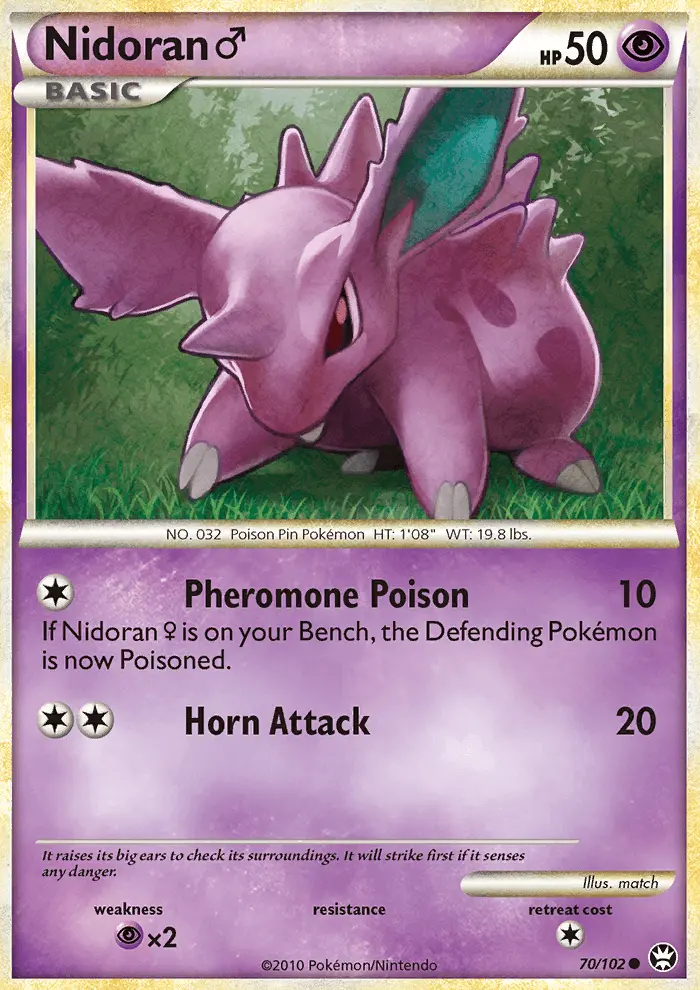 Nidoran♂ - Triumphant 070/102