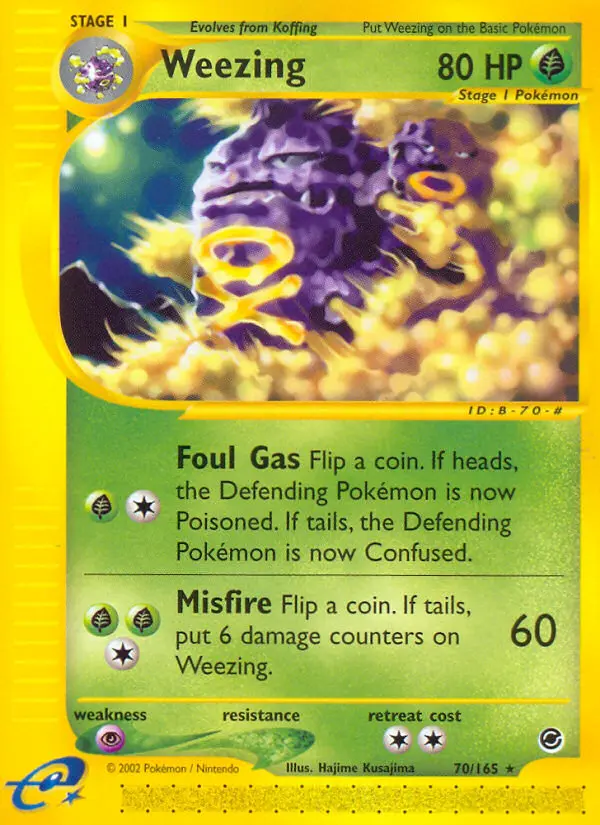 Weezing - Expedition Base Set 070/165 (Regular)