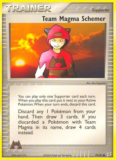 Team Magma Schemer - Team Magma vs Team Aqua 070/095 (Reverse Holo)