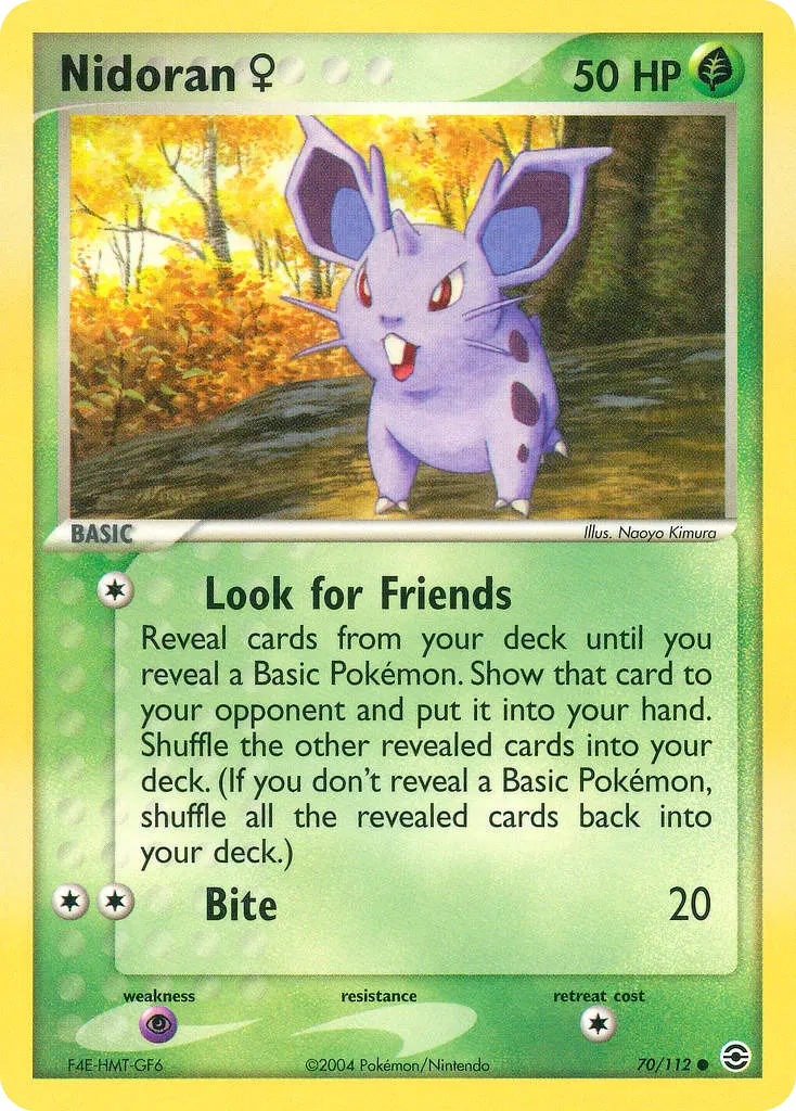Nidoran ♀ - FireRed & LeafGreen 070/112 (Regular)