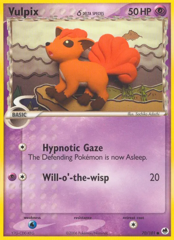 Vulpix δ - Dragon Frontiers 070/101 (Regular)