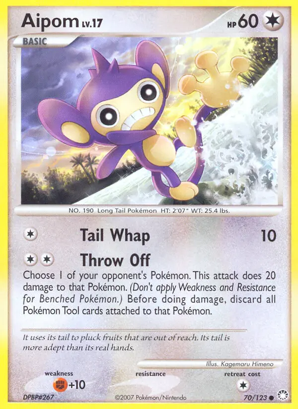 Aipom - Mysterious Treasures 070/123 (Regular)