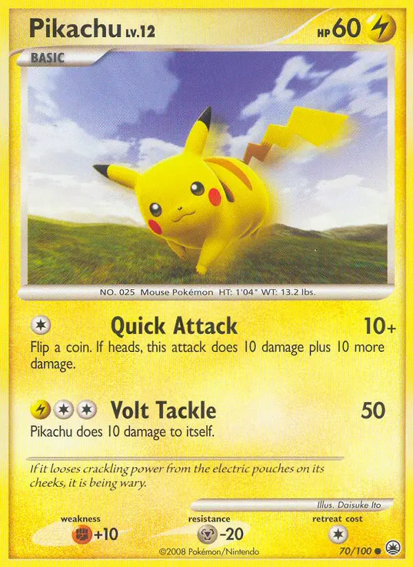 Pikachu - Majestic Dawn 070/100 (Regular)
