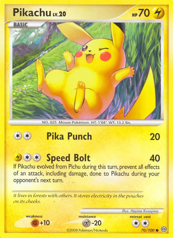 Pikachu - Stormfront 070/100 (Regular)