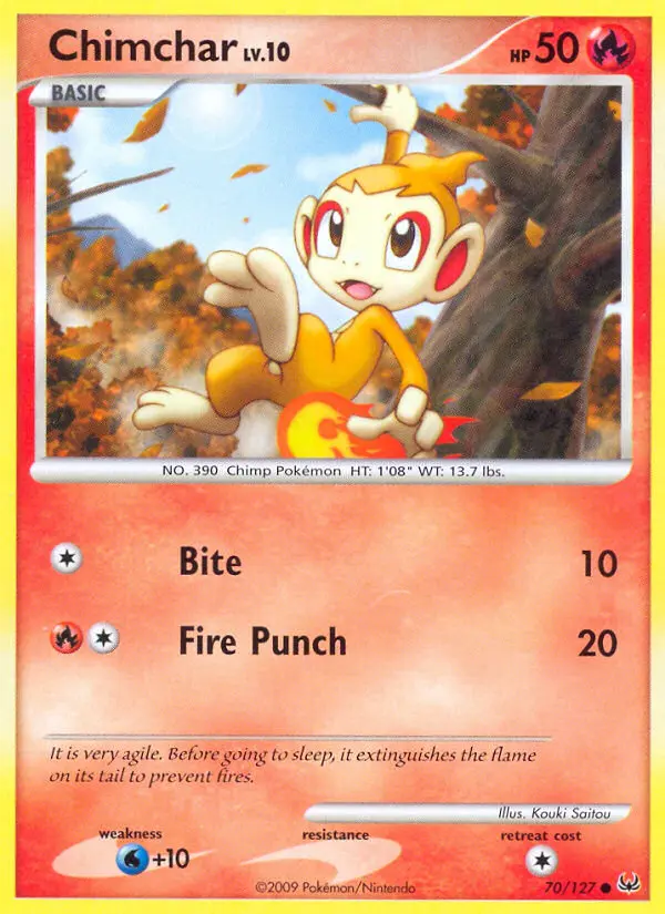 Chimchar - Platinum 070/127 (Reverse Holo)
