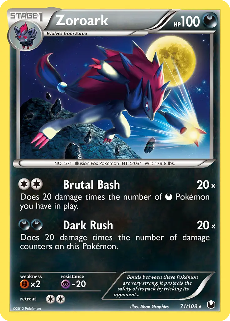 Zoroark - Dark Explorers 071/108 (Regular)
