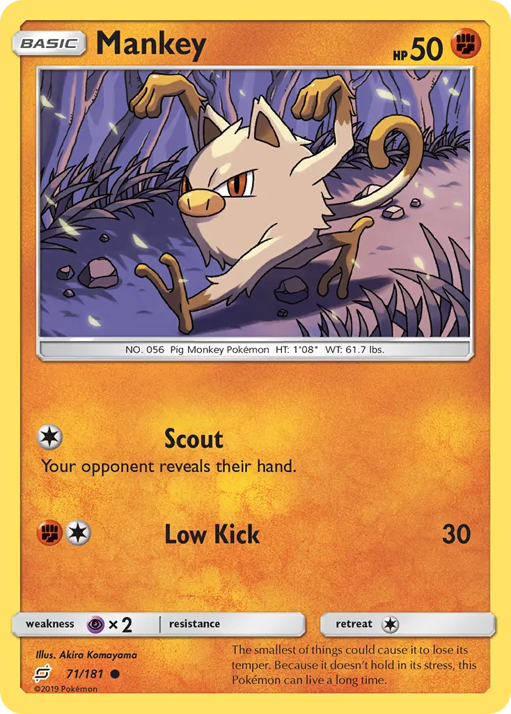 Mankey - Team Up 071/181 (Regular)