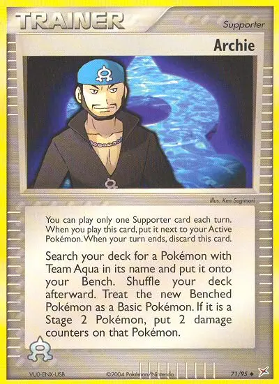 Archie - Team Magma vs Team Aqua 071/095 (Regular)