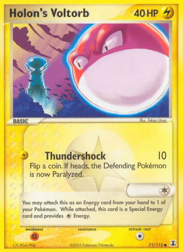 Holon's Voltorb - Delta Species 071/113 (Regular)