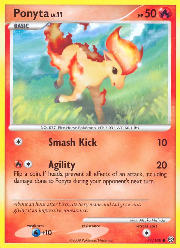 Ponyta - Stormfront 071/100 (Reverse Holo)