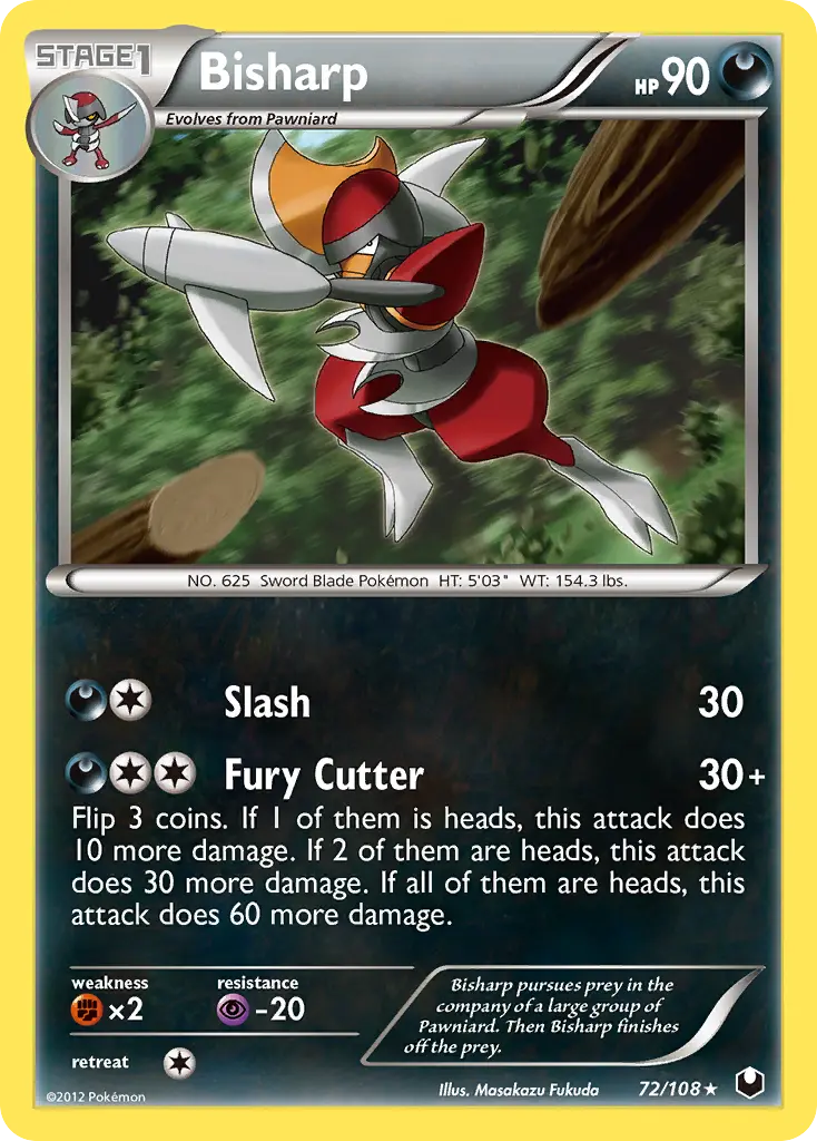 Bisharp - Dark Explorers 072/108 (Regular)