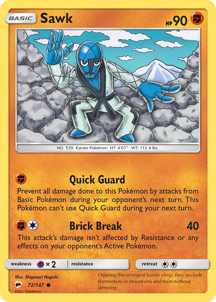 Sawk - Burning Shadows 072/147 (Regular)