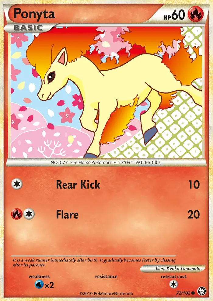 Ponyta - Triumphant 072/102