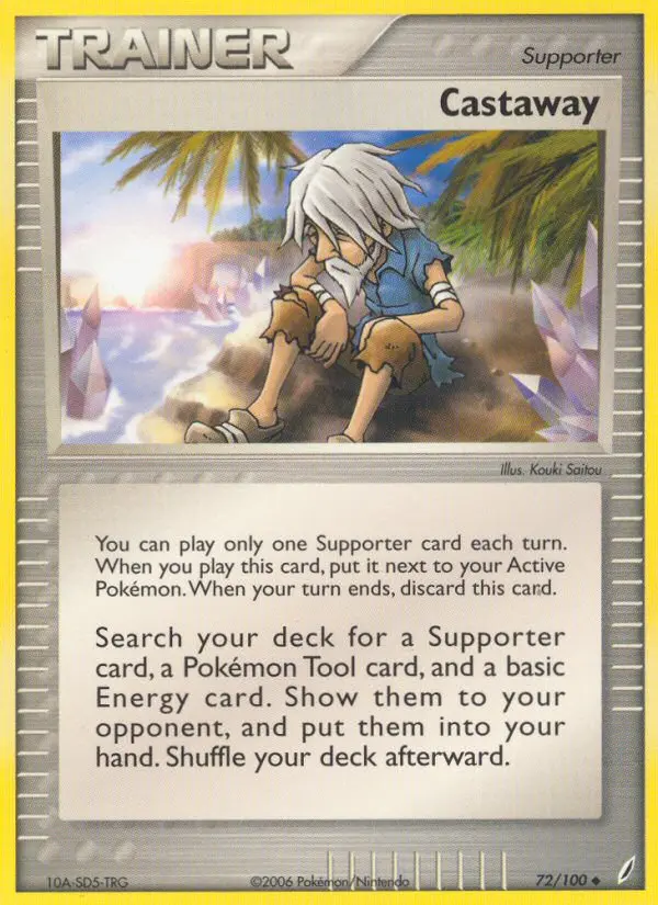 Castaway - Crystal Guardians 072/100 (Reverse Holo)