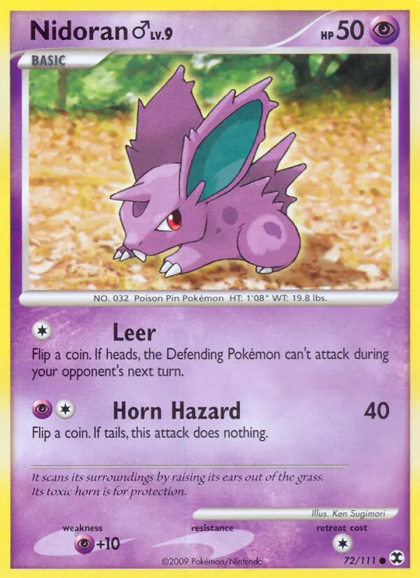 Nidoran ♂ - Rising Rivals 072/111 (Regular)