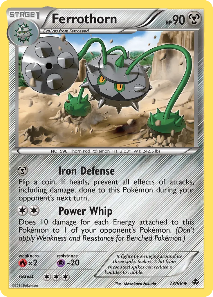 Ferrothorn - Emerging Powers 073/098 (Reverse Holo)