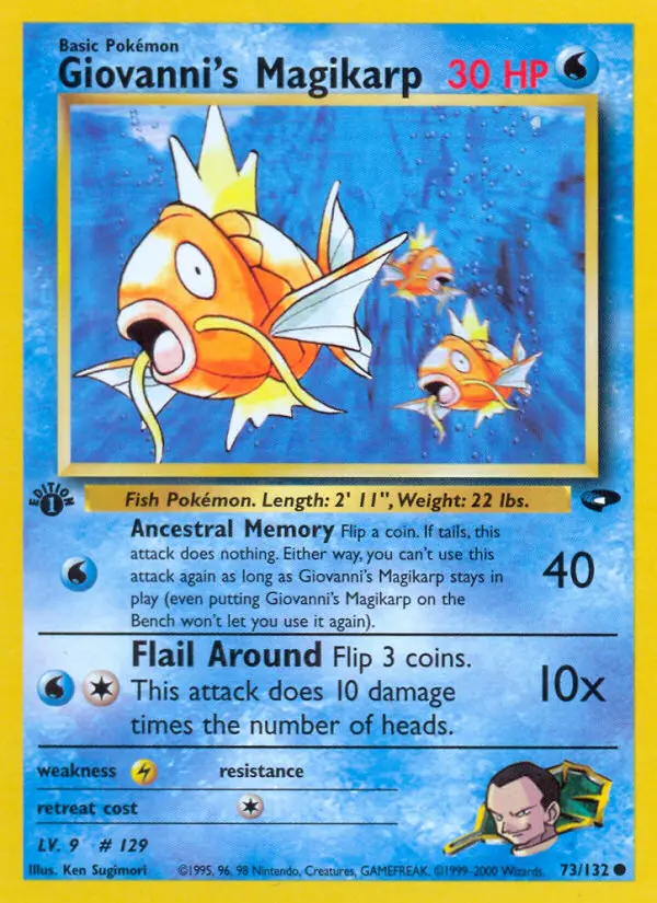 Giovanni's Magikarp - Gym Challenge 073/132 (Regular)