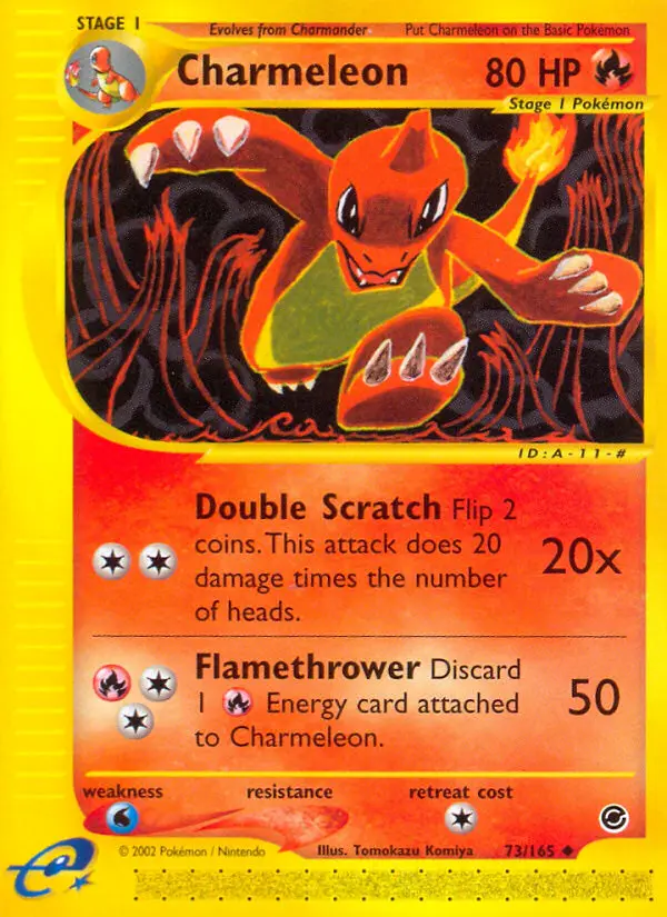 Charmeleon - Expedition Base Set 073/165 (Reverse Holo)