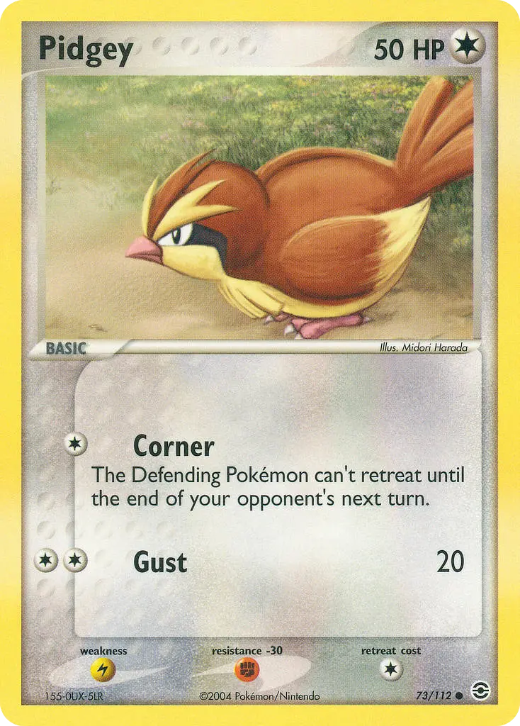 Pidgey - FireRed & LeafGreen 073/112 (Regular)