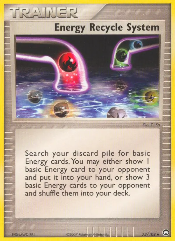 Energy Recycle System - Power Keepers 073/108 (Reverse Holo)