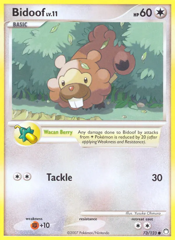 Bidoof - Mysterious Treasures 073/123 (Regular)