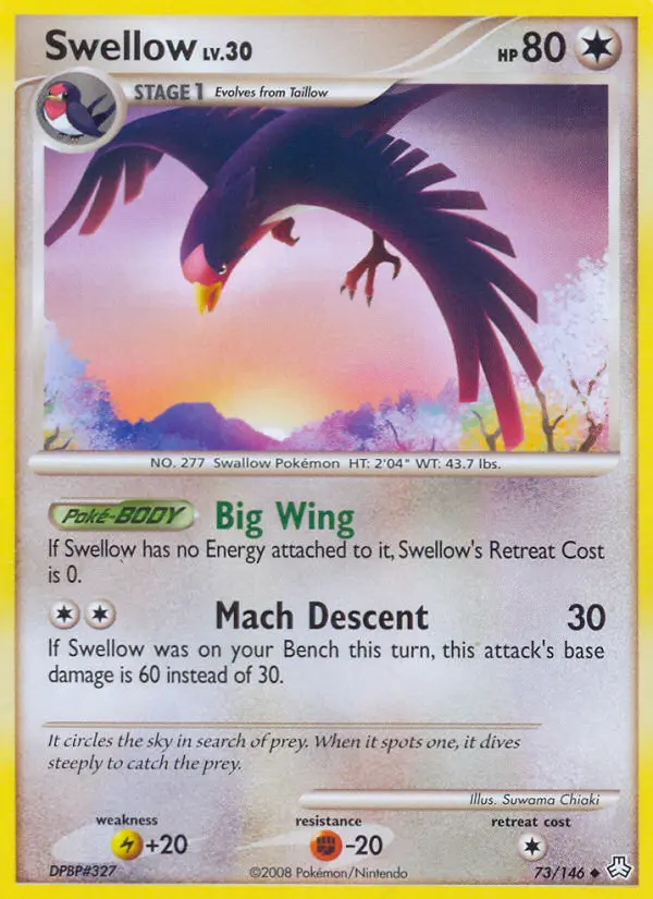 Swellow - Legends Awakened 073/146 (Regular)
