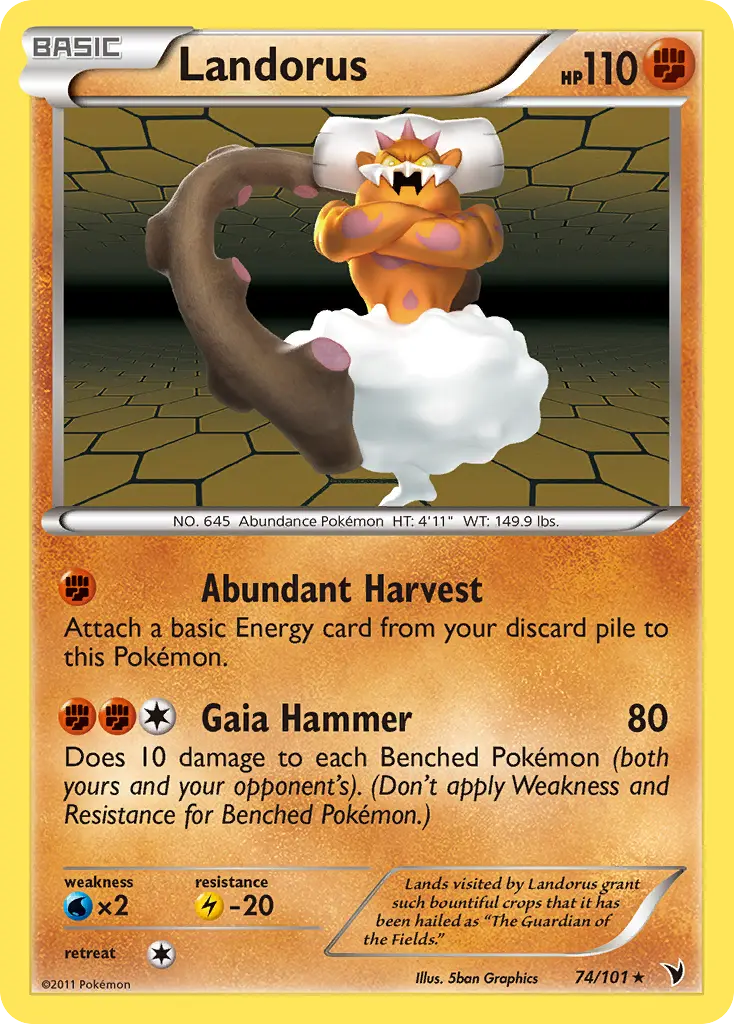 Landorus - Noble Victories 074/101 (Holo)