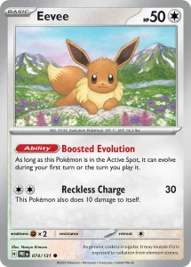Eevee - Prismatic Evolutions 074/131 (Pokemon Day)