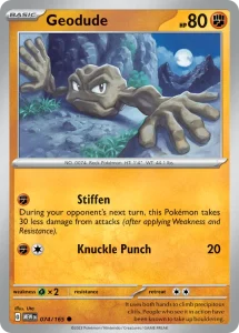 Geodude - 151 074/165 (Reverse Holo)