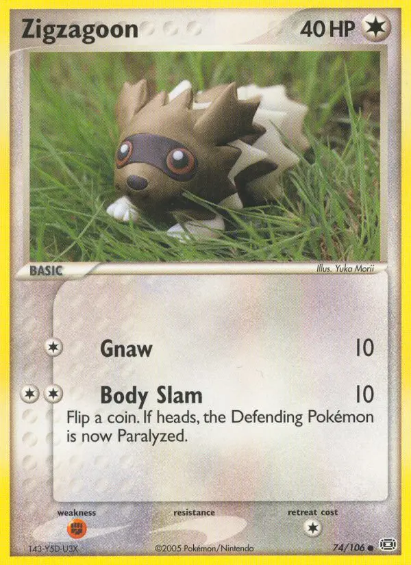 Zigzagoon - Emerald 074/106 (Regular)