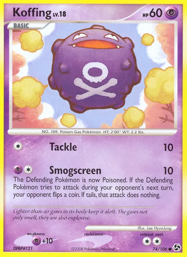 Koffing - Great Encounters 074/106 (Regular)