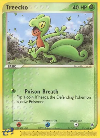 Treecko - Ruby & Sapphire 075/109 (Regular)