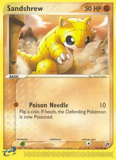 Sandshrew - Sandstorm 075/100 (Regular)