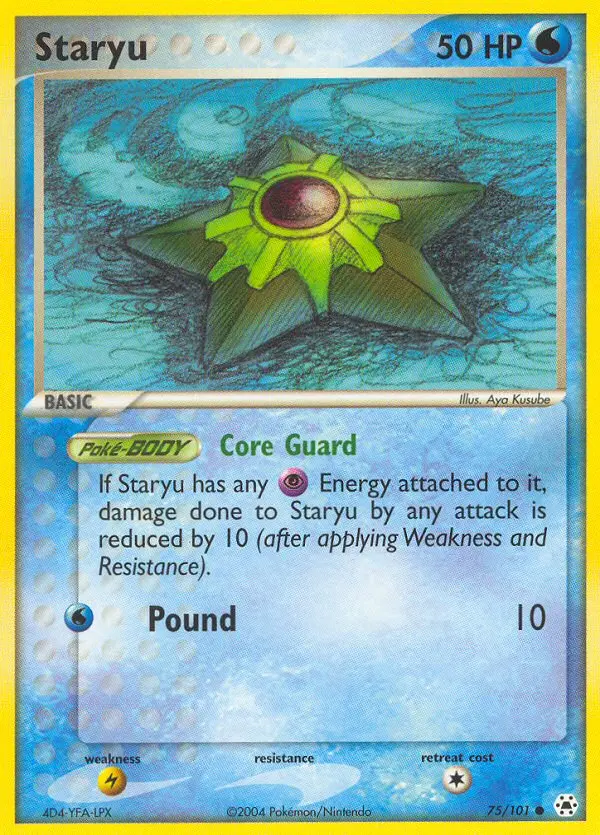 Staryu - Hidden Legends 075/101 (Regular)