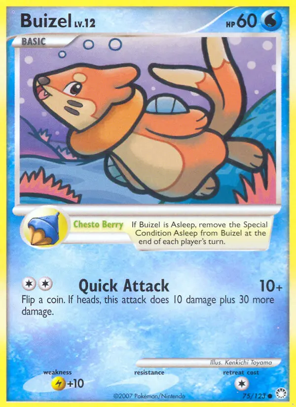 Buizel - Mysterious Treasures 075/123 (Regular)