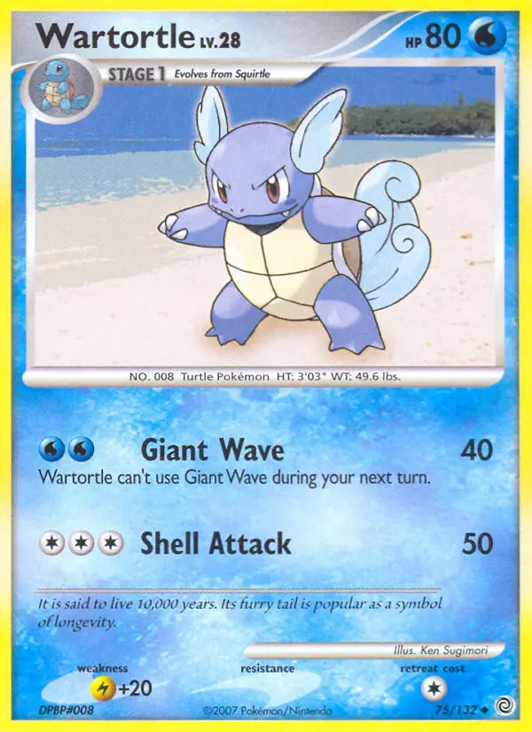Wartortle - Secret Wonders 075/132 (Reverse Holo)