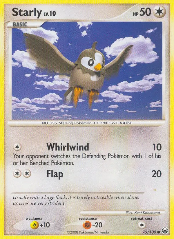 Starly - Majestic Dawn 075/100 (Regular)