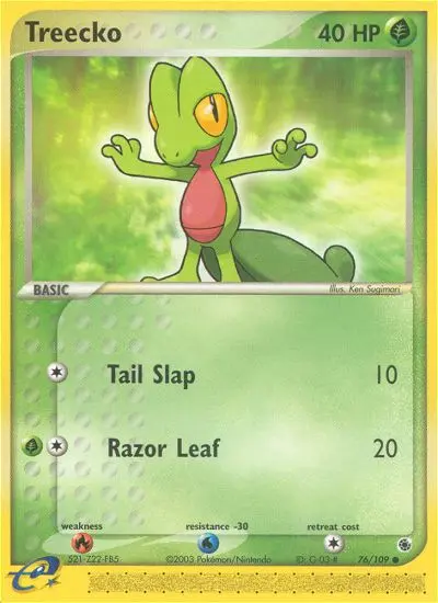 Treecko - Ruby & Sapphire 076/109 (Regular)