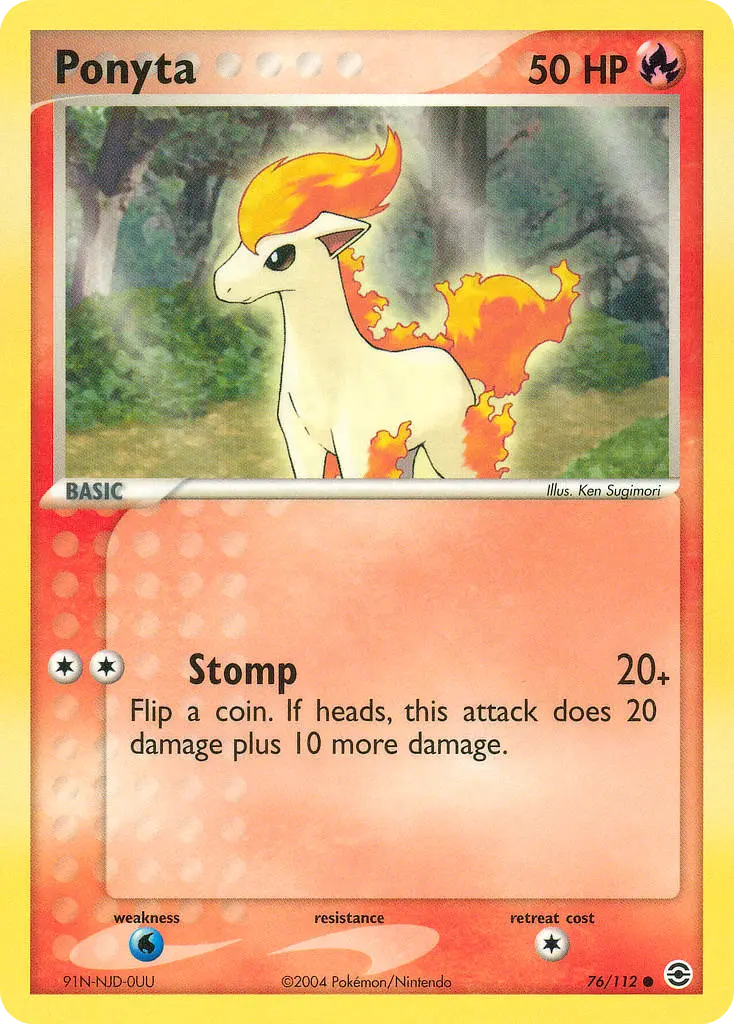 Ponyta - FireRed & LeafGreen 076/112 (Regular)