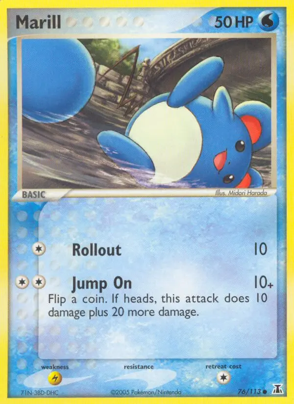 Marill - Delta Species 076/113 (Reverse Holo)
