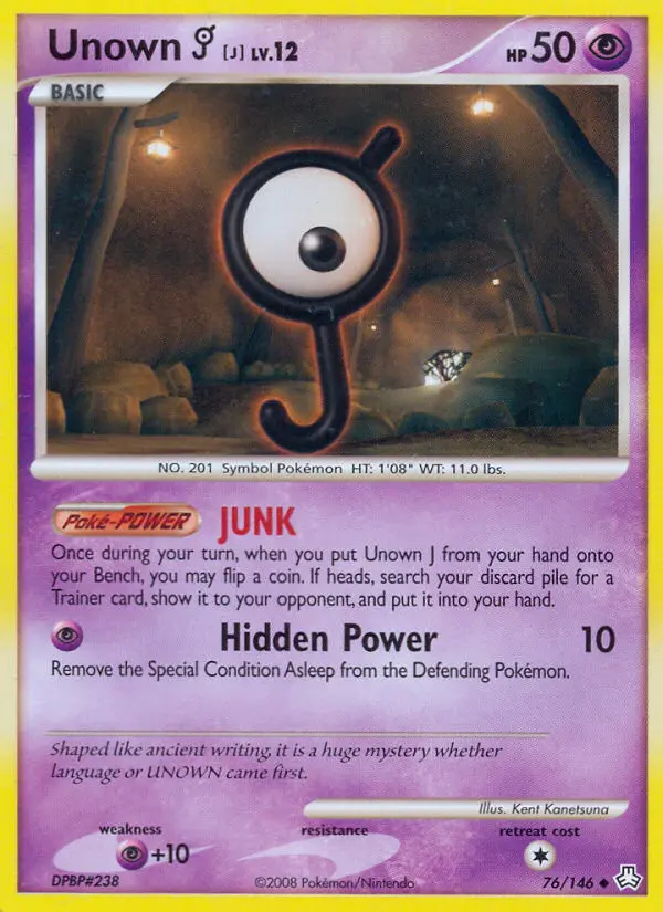Unown [J] - Legends Awakened 076/146 (Reverse Holo)