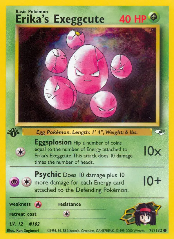 Erika's Exeggcute - Gym Heroes 077/132 (Regular)