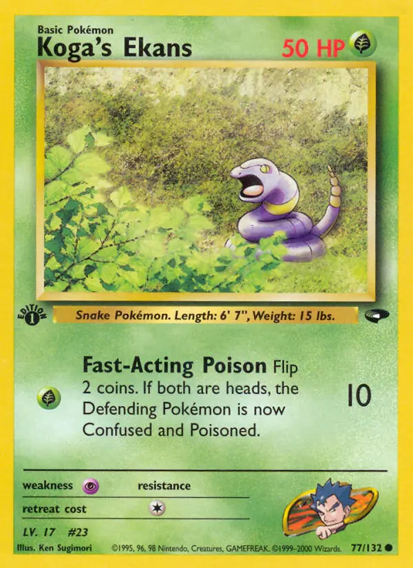 Koga's Ekans - Gym Challenge 077/132 (Regular)