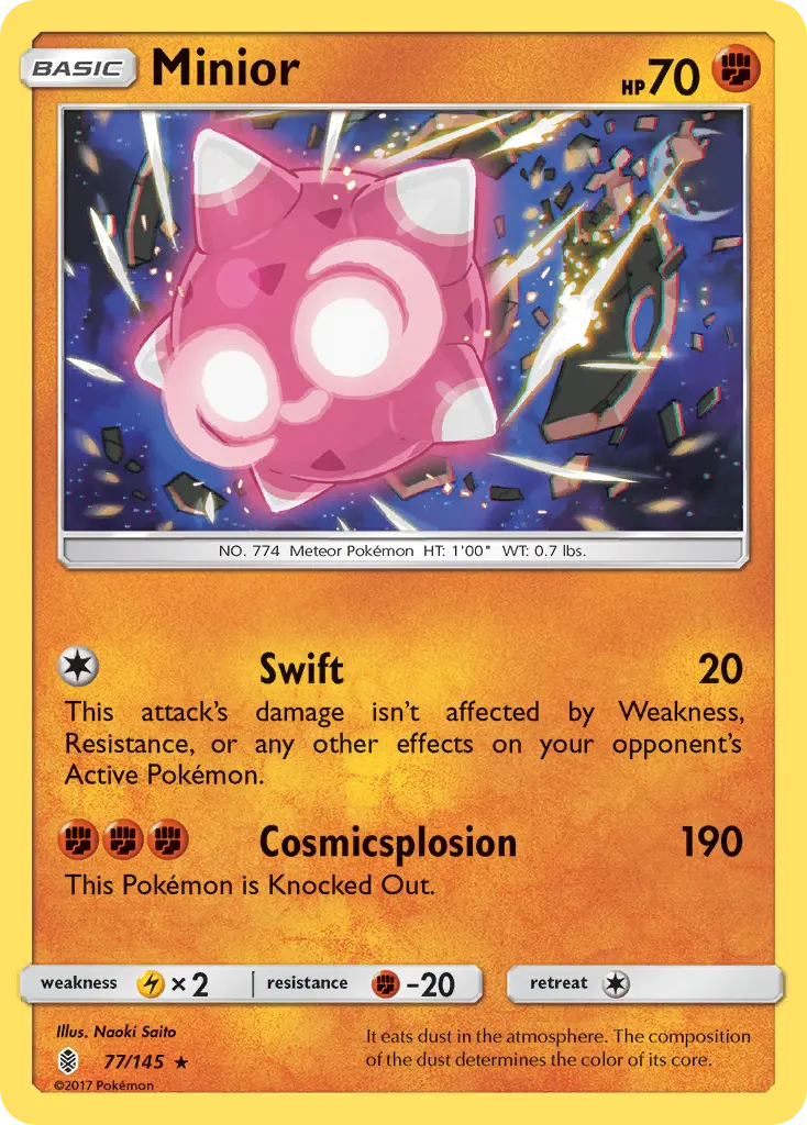 Minior - Guardians Rising 077/145 (Reverse Holo)