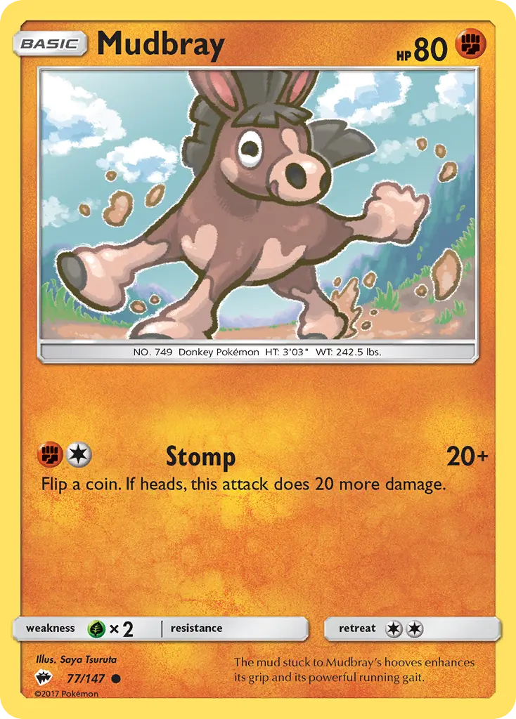 Mudbray - Burning Shadows 077/147 (Reverse Holo)
