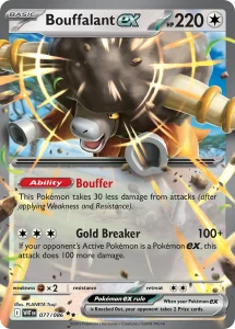 Bouffalant ex - White Flare 077/086 (Holo)